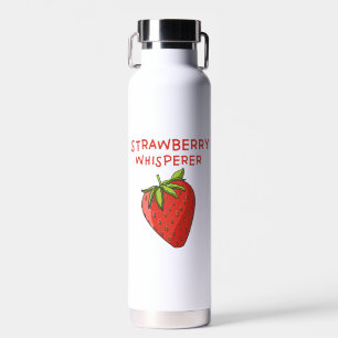Aardbei Whisperer Waterfles