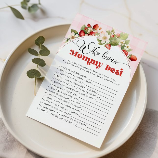 Aardbei Wie kent mama beste douche spel (Creator heeft geüpload)