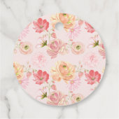 aardbei | Zomer Baby shower Bedankjes Labels (Achterkant)