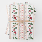 Aardbeibehang - Greta Inpakpapier Vel (In situ)