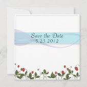 aardbeibloemen | Datum opslaan Save The Date (Voorkant)