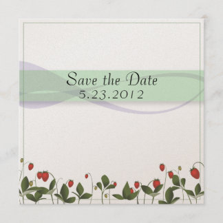 Aardbeibloemen Save The Date