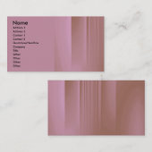 aardbeichocolade visitekaartje (Voorkant / Achterkant)