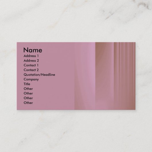 aardbeichocolade visitekaartje (Voorkant)