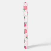 Aardbeicontroles - Roze en Rood Case-Mate iPhone Case (Achterkant / Links)