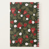 Aardbeiden planner | aanpasbare cute planner (Achterkant)