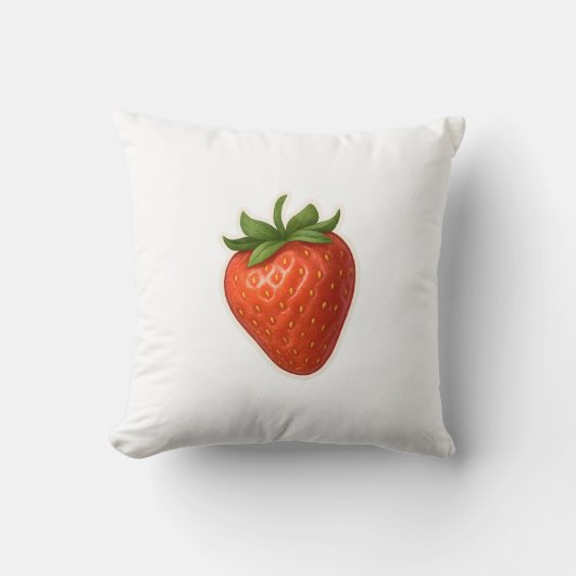 Aardbeidesign Kussen (Voorkant)