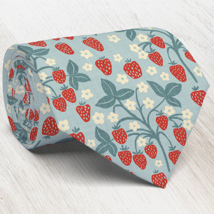 Aardbeidruif Cottage Stijl Stropdas
