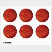 Aardbeien #3 ronde sticker (Vel)