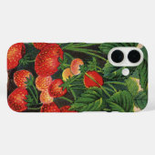  aardbeien, aardbeibessen op een Boerderij Case-Mate iPhone Case (Achterkant (horizontaal))
