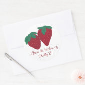 Aardbeien Aardbeien Uit de Keuken Stickers (Envelop)