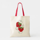 Aardbeien Afbeelding voor kruisstaarten Tote Bag (Achterkant)