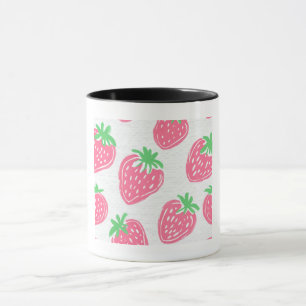 aardbeien afbeeldingen beker mok