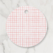 Aardbeien Baby shower Bedankjes Labels (Achterkant)