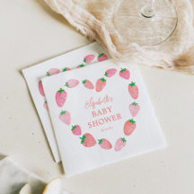 Aardbeien Baby shower