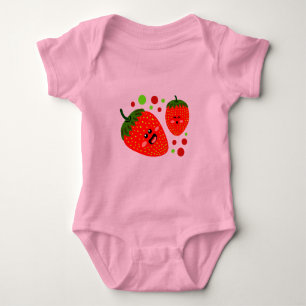 Aardbeien Babykleding Romper