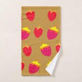 Aardbeien badkamer handdoek set (Handdoek)