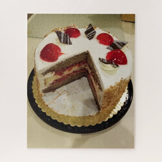 Aardbeien Banana Atomic Cake Legpuzzel (Verticaal)