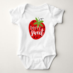 Aardbeien Berry Sweet Birthday Baby Girl Kinderen Romper
