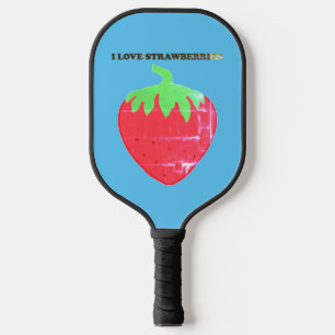 Aardbeien Blues Pickleball Paddle