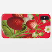  aardbeien Botanische illustratie Case-Mate iPhone Case (Achterkant (horizontaal))