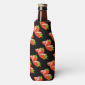 Aardbeien Bottelkoeler Flesjeskoeler (Fles Voorkant)