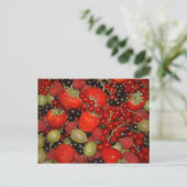 Aardbeien Briefkaart (Staand voorkant)