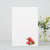 Aardbeien Briefpapier (Staand voorkant)