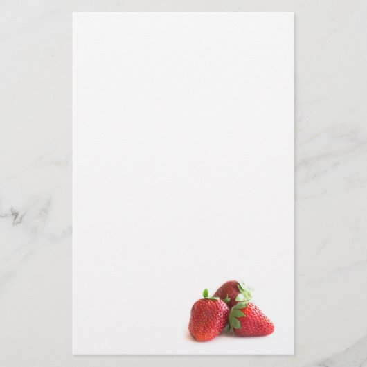 Aardbeien Briefpapier (Voorkant)