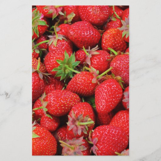 Aardbeien Briefpapier (Voorkant)