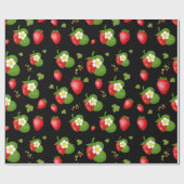Aardbeien Cadeaupapier (Vlak)