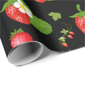 Aardbeien Cadeaupapier (Rol Hoek)