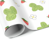 Aardbeien Cadeaupapier (Rol Hoek)