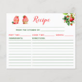 Aardbeien Cupcake Recept (Voorkant)