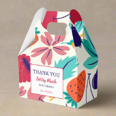 Aardbeien Dank u Berry Veel verjaardagsfeestje Bedankdoosjes