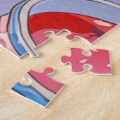 Aardbeien dessert puzzel (Zijkant)