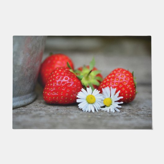 Aardbeien Deurmat (Voorkant)