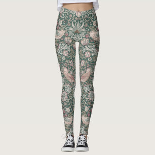 Aardbeien Diep, William Morris Leggings