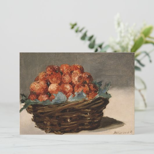 Aardbeien | Édouard Manet (Staand voorkant)