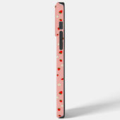 Aardbeien en bloemen patroon Case-Mate iPhone case (Achterkant / Links)