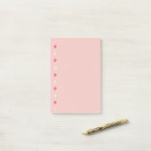 Aardbeien en bloemen post-it® notes (Op bureau)