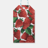 Aardbeien en crème cadeaulabel (Achterkant)