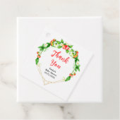 Aardbeien en Daisies Baby shower Dank U Bedankjes Labels (In situ)