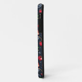 Aardbeien en kersen op een donkere achtergrond Case-Mate iPhone case (Achterkant/links)
