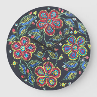 Aardbeien en Rozen Métis Floral Grote Klok