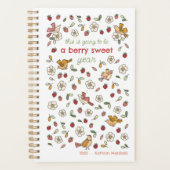 Aardbeien en vogels Berry Sweet Year Planner (Voorkant)