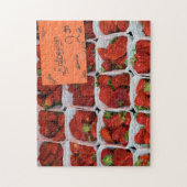 Aardbeien - Erdbeeren - Duitse markt - 11x14 Legpuzzel (Verticaal)