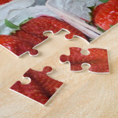 Aardbeien - Erdbeeren - Duitse markt - 16 x 20 Legpuzzel (Zijkant)