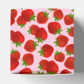 Aardbeien Feestbox Bedankdoosjes (Bovenkant)
