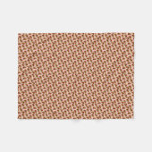 aardbeien fleece deken (Voorkant (Horizontaal))